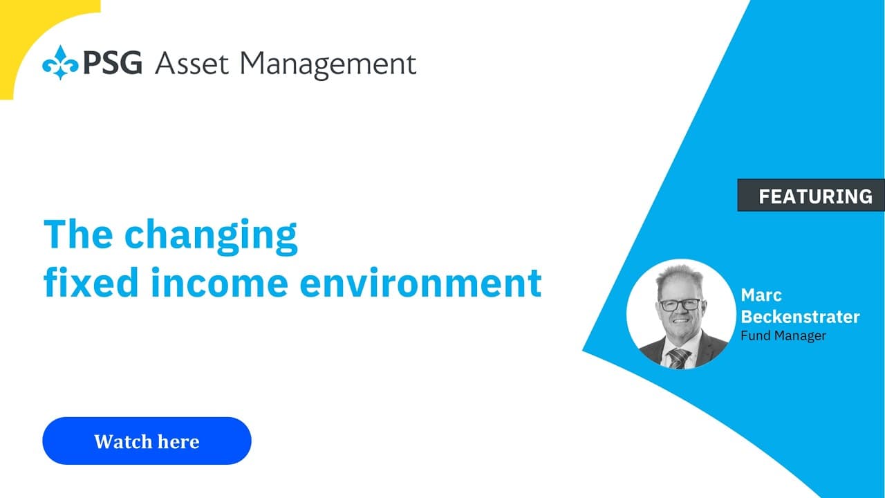 The changing fixed income environment